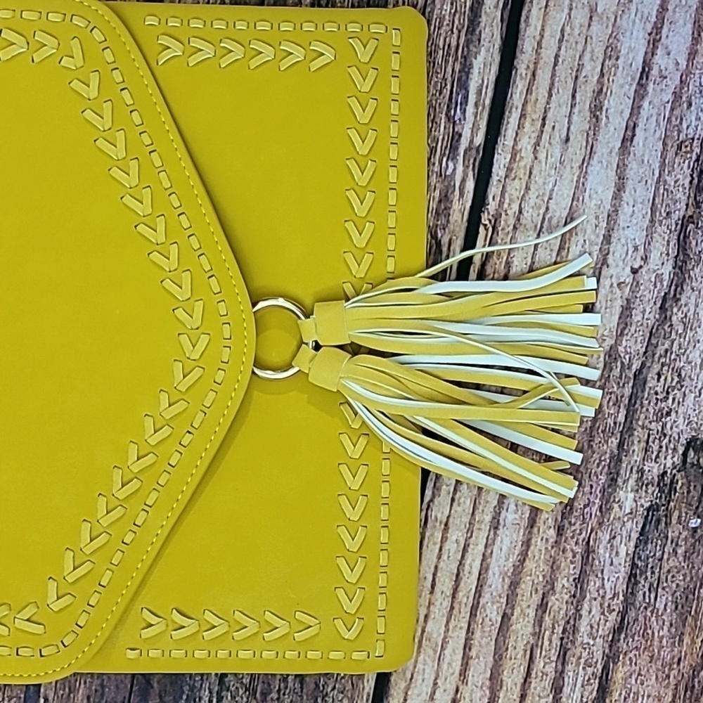 Boho Yellow Crossbody Purse - Picture 3 of 14